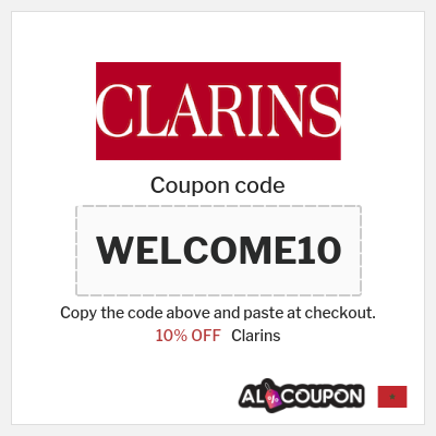 Coupon discount code for Clarins 10% OFF