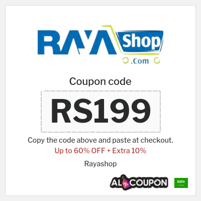 Coupon discount code for Rayashop 10% OFF