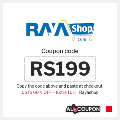 Coupon discount code for Rayashop 10% OFF