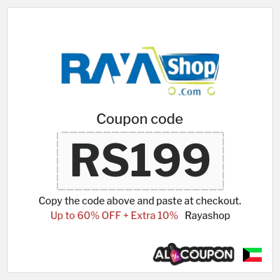 Coupon discount code for Rayashop 10% OFF