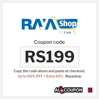 Coupon discount code for Rayashop 10% OFF