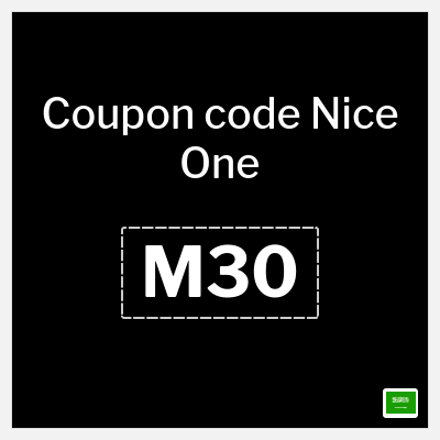 Coupon for Nice One (M30) 10% Up to 13 SAR
