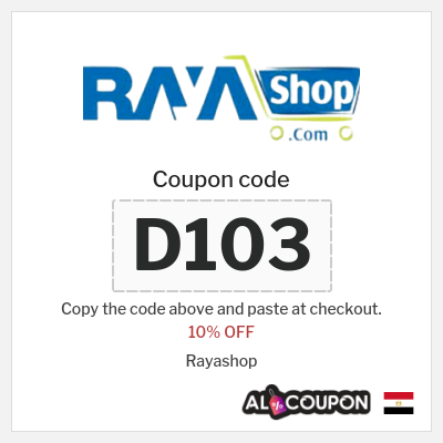 Coupon for Rayashop (D103) 10% OFF