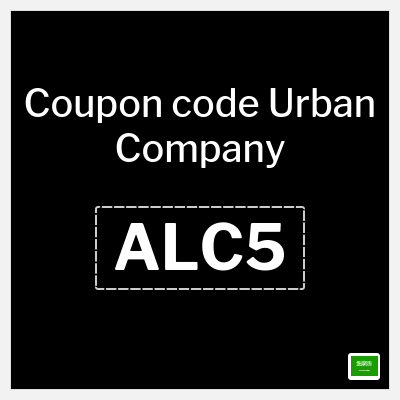 Coupon discount code for Urban Company Up to 20 Saudi riyal