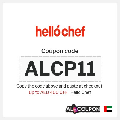 Coupon discount code for Hello Chef 25% OFF