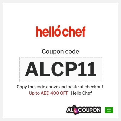 Coupon discount code for Hello Chef 25% OFF