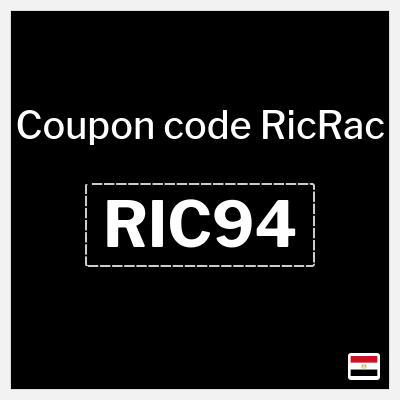Coupon discount code for RicRac 5% OFF
