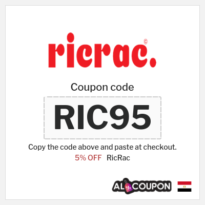 Coupon for RicRac (RIC95) 5% OFF
