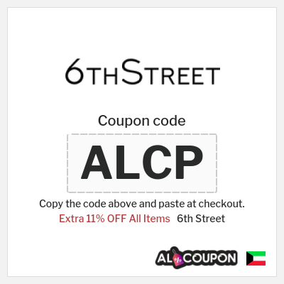 Coupon for 6th Street (ALCP) Extra 11% OFF All Items