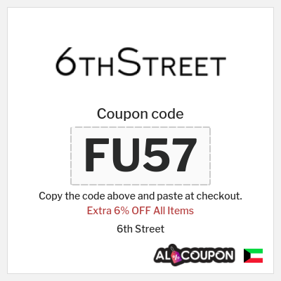 Coupon for 6th Street (FU57) Extra 6% OFF All Items