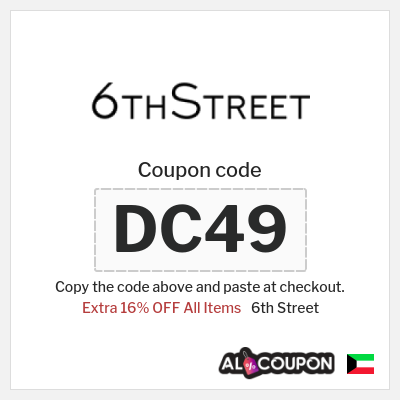 6th Street Coupon (DC49) 6th Street Coupon Code Kuwait
