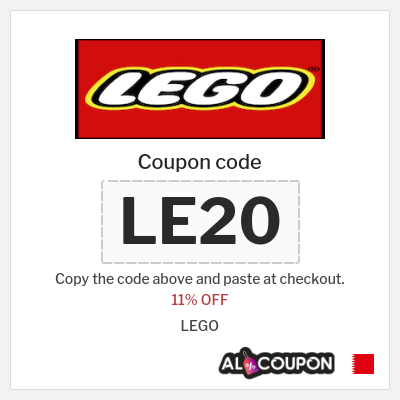 Coupon for LEGO (LE20) 11% OFF