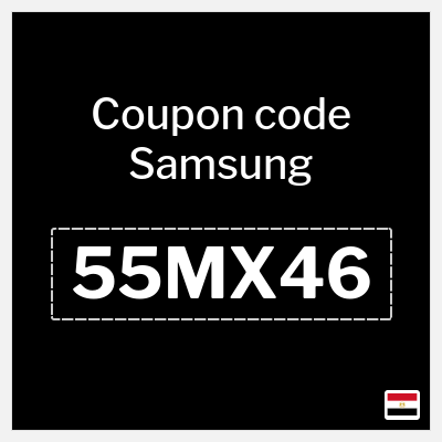 Coupon discount code for Samsung % OFF