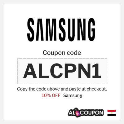 Coupon discount code for Samsung % OFF