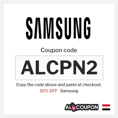 Coupon discount code for Samsung % OFF