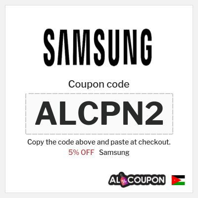 Coupon discount code for Samsung 5% Coupons & Promo Codes