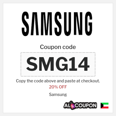 Coupon for Samsung (SMG14) 20% OFF