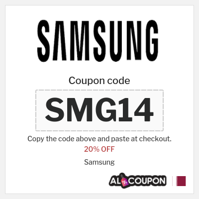 Coupon for Samsung (SMG14) 20% OFF