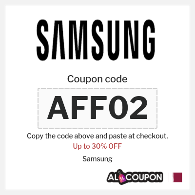 Coupon for Samsung (AFF02) Up to 30% OFF