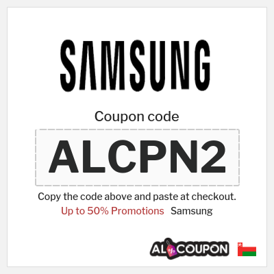 Samsung Coupon (ALCPN2) Black Friday Samsung Promo Code