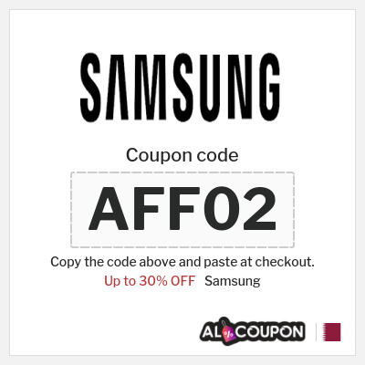 Coupon for Samsung (AFF02) Up to 30% OFF