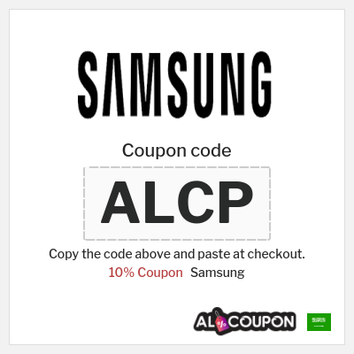Coupon for Samsung (ALCP) 10% Coupon