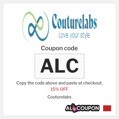 Coupon discount code for Couturelabs 15% OFF