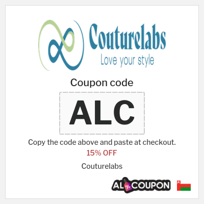 Coupon discount code for Couturelabs 15% OFF