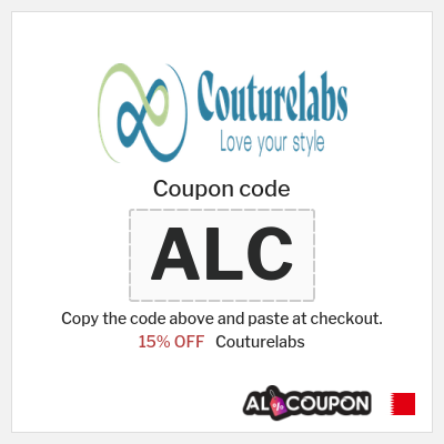 Coupon discount code for Couturelabs 15% OFF