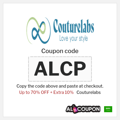 Coupon for Couturelabs (ALCP) Up to 70% OFF + Extra 10%