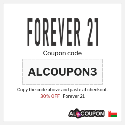 Coupon discount code for Forever 21 10% OFF