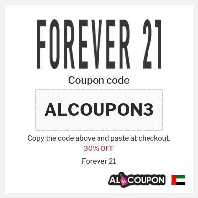 Coupon discount code for Forever 21 10% OFF