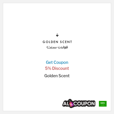 Coupon for Golden Scent 5% Discount