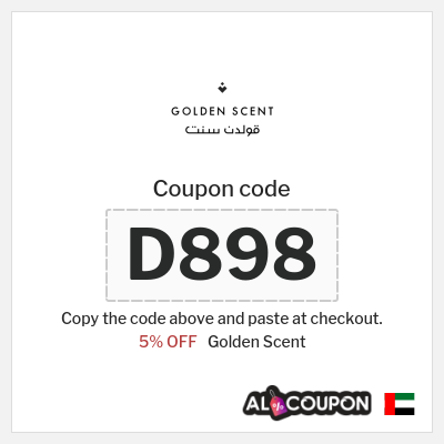 Golden Scent Coupon (D898) Golden Scent discount code 2025