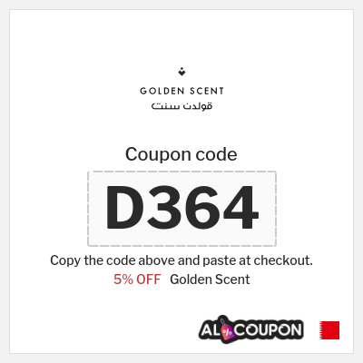 Golden Scent Coupon (D364) Golden Scent discount code 2026