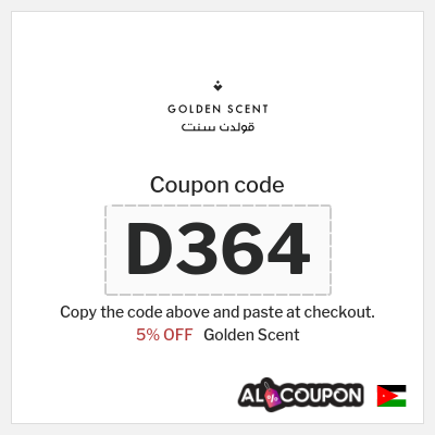Golden Scent Coupon (D364) Golden Scent discount code 2026