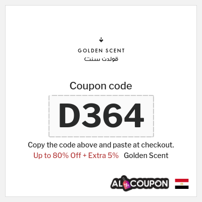 Golden Scent Coupon (D364) Golden Scent Discount Code 80%
