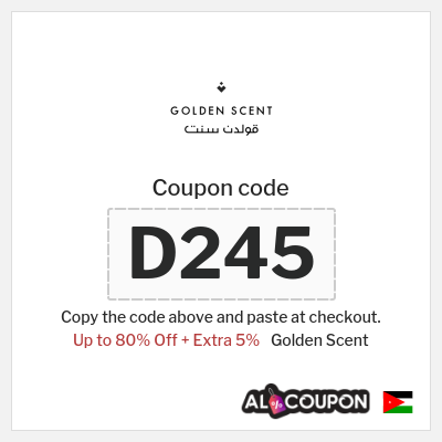 Golden Scent Coupon (D245) Golden Scent Discount Code 80%