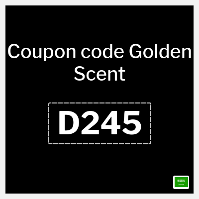 Golden Scent Coupon (D245) Golden Scent Discount Code 80%