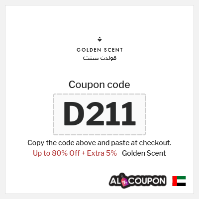 Golden Scent Coupon (D211) Golden Scent Discount Code 80%