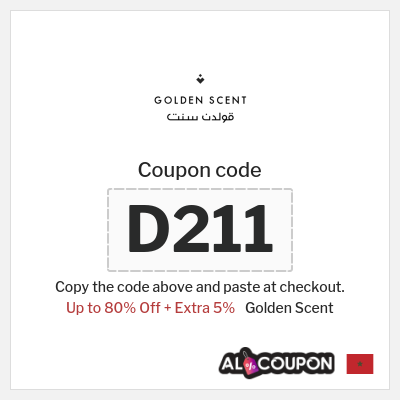 Golden Scent Coupon (D364) Golden Scent Discount Code 80%