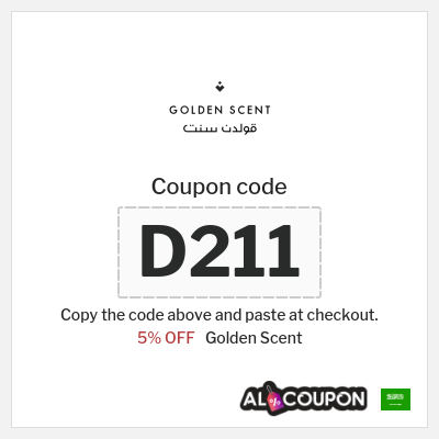 Coupon for Golden Scent (D364) 5% OFF
