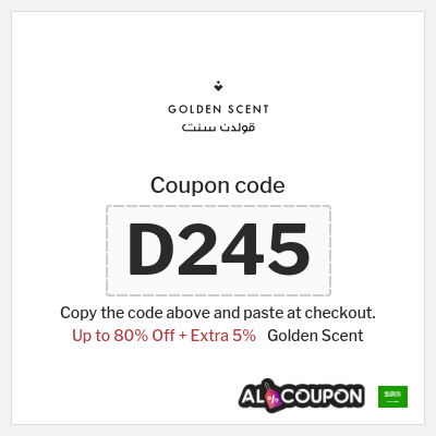 Golden Scent Coupon (D898) Golden Scent Discount Code 80%