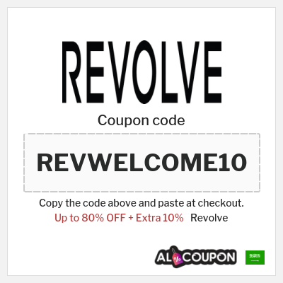Coupon for Revolve (REVWELCOME10) Up to 80% OFF + Extra 10%