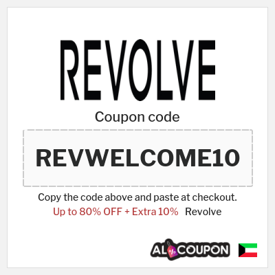 Coupon for Revolve (REVWELCOME10) Up to 80% OFF + Extra 10%