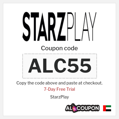 Coupon for StarzPlay (ALC55) 7-Day Free Trial