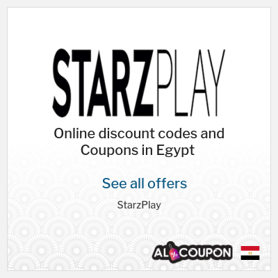 Coupon for StarzPlay (ALCOUPON) Subscription 83.6 Egyptian pound