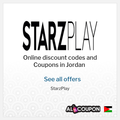 Coupon for StarzPlay (ALCOUPON) Subscription 3.8 Jordanian Dinar