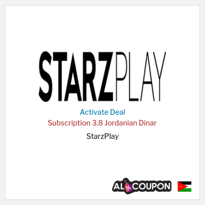 Special Deal for StarzPlay Subscription 3.8 Jordanian Dinar