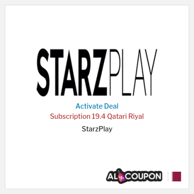 Special Deal for StarzPlay Subscription 19.4 Qatari Riyal